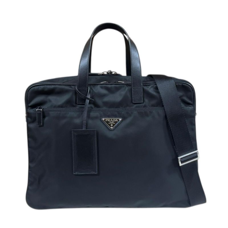 Prada Business Bag Nylon Black Ladies Prada Prada